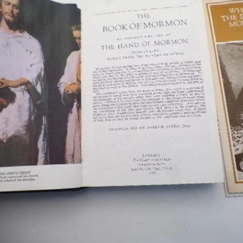 The Book of Mormon Another Testament of Jesus Christ LDS Religious‎ Book READ